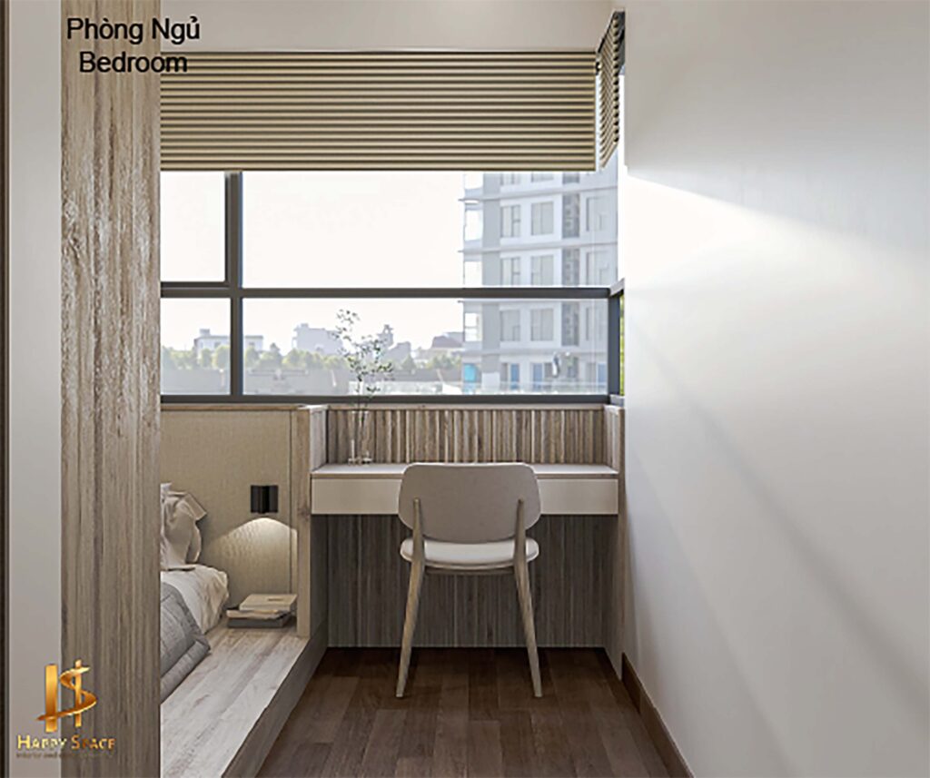 bàn học phong cách hiện đại tối giản