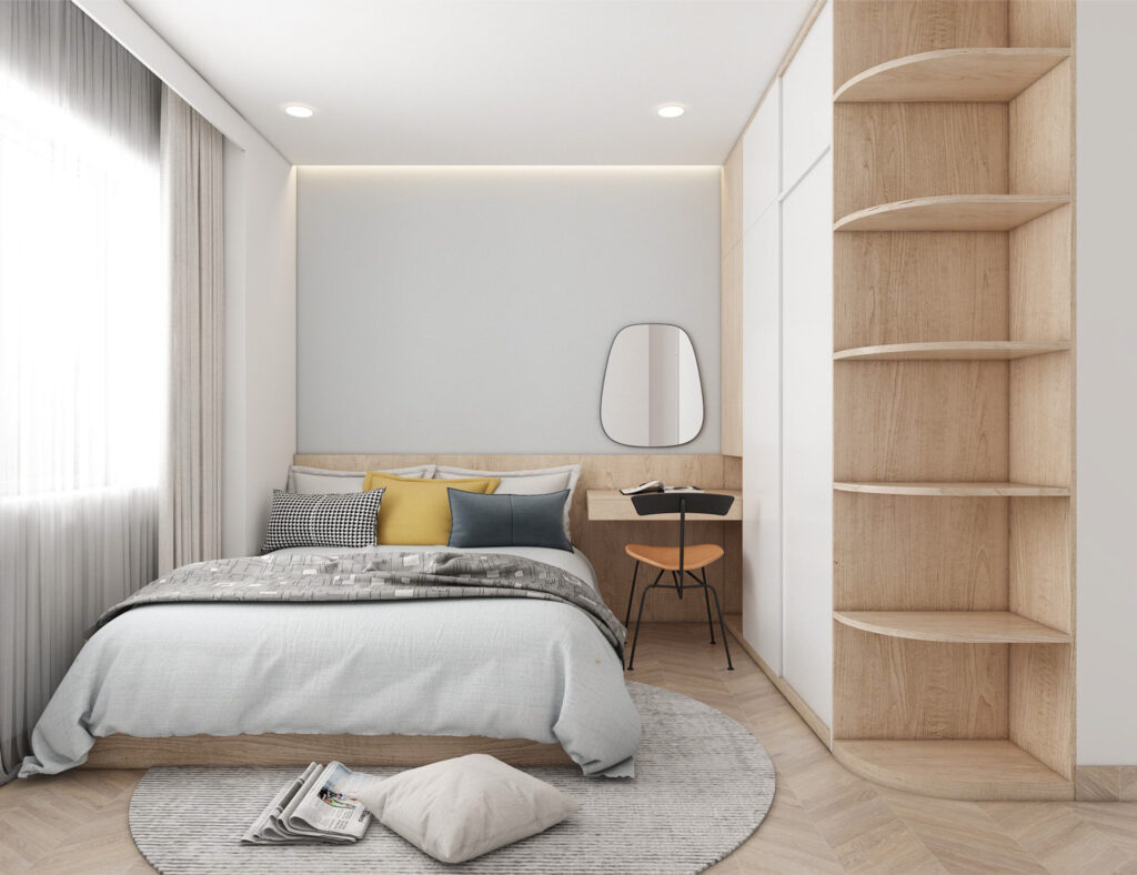 căn hộ hưng phúc với thiết kế phong cách hiện đại