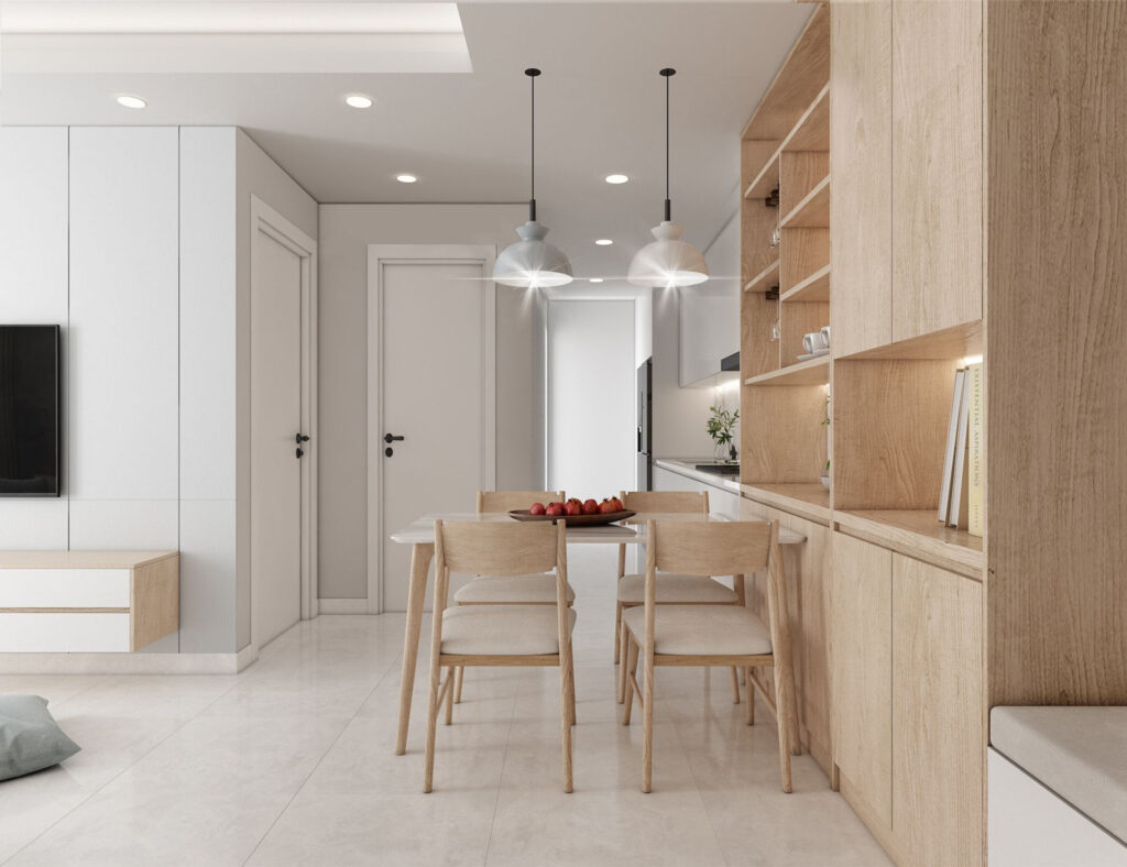 căn hộ hưng phúc thiết kế hiện đại