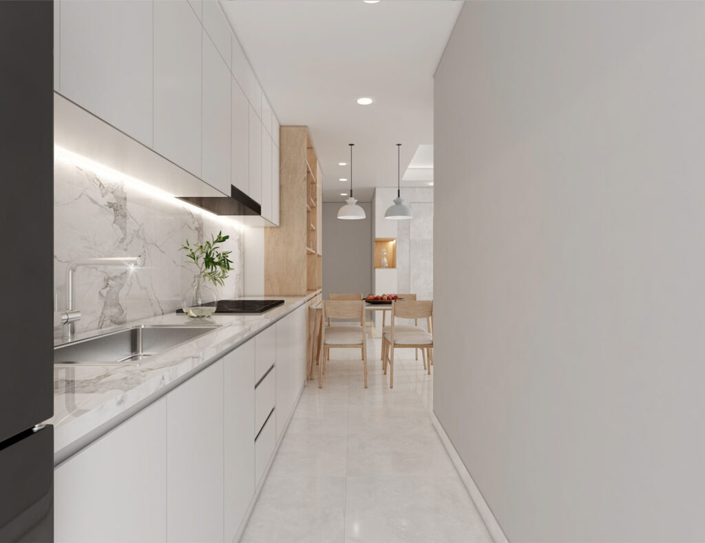 thiết kế nội thất căn hộ hưng phúc